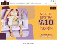 Tablet Screenshot of elleshoes.com